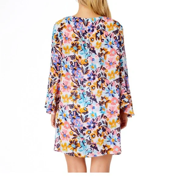 - Women’s Anne Cole beach cover Floral Swim Cover-Up size xl/2xl - Picture 4 of 5